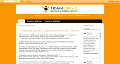 Desktop Screenshot of blog.teamdrive.com